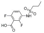 2,6-二氟-3-丙基磺酰胺基苯甲酸